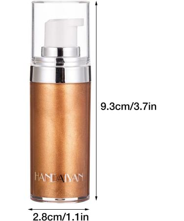 Body Luminizer - Smooth Moisturizing Body Glow Highlighter Liquid Shimmer Luminizer 0.7 oz Body Luminizer Collocation Highlighter Powder for Lasting Makeup Sritob 3# - Buy Online on GoSupps.com