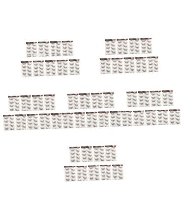 Beavorty 54 Sheets Waterproof Eyebrow Stickers Eyebrow Stencils Fake Eyebrow Stickers 3d Transfer Stickers