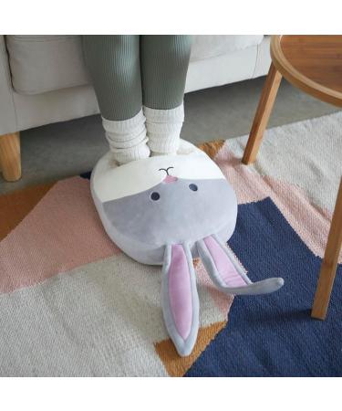 Balvi Foot Warmer Rabbit - Grey | Soft Polyester | Flexible Ears | 39x30x7 cm | Perfect for Cozy Comfort - Buy Online on GoSupps.com