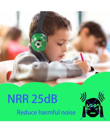 PROTEAR SNR 28 dB Kids Ear Protection Ear Muffs for Noise Sensitivity - Ideal Hearing Protectors for Children at Fireworks, Travel, Sports Events - 15x13x10cm Football Design - Buy Online on GoSupps.com