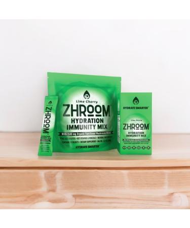Hydration Immunity Mix (Lime Cherry) - Organic Mushroom Blend - 3.8 Oz (Pack of 10) | Boost Your Immunity & Hydration - Buy Online on GoSupps.com
