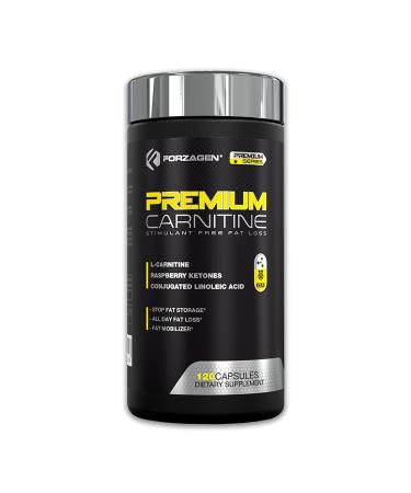 Forzagen L Carnitine Capsules - with CLA and Natural Raspberry Ketones 120 Capsules