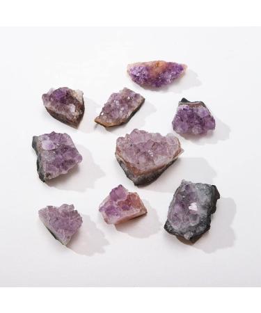Home Natural Amethyst Cluster Irregualr Specimens Reiki Lavender Purple Crystal Cluster Raw Ore Decor (Color : Amethyst Cluster Size : 3-4cm) 3-4cm Amethyst Cluster - Buy Online on GoSupps.com