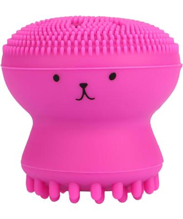 Facial Cleansing Brush Cute Cleansing Brush Facial Brush Soft Facial Brush for Travel Use Home Use for Daily Removal (Rose Red) - Buy Online on GoSupps.com
