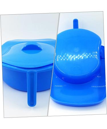 SHOWERORO Portable Bedpan with Cover - For Women, Men, Elderly, Pregnant, Bedridden Patients - Unisex Potty Urinal for Camping and Car - Blue - Buy Online on GoSupps.com