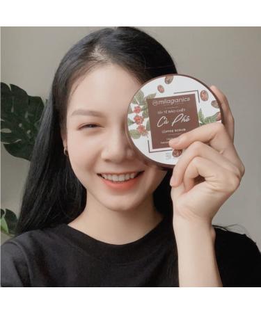 Milaganics 100% Natural Robusta Coffee Face and Body Scrub with Brown Sugar - Exfoliating for Women - 10oz - Buy Online on GoSupps.com