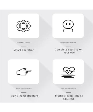 ZZBB Rehabilitation Robot Gloves Hemiplegia Rehabilitation Training Equipment for Hand Dysfunction Patients Exercise Finger Joint Orthosis Left Large - Buy Online on GoSupps.com