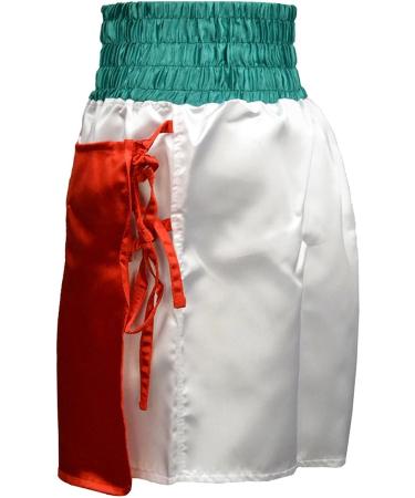 Cleto Reyes Women's Satin Boxing Skirt Trunks - Large | Mexican Flag - Buy Online on GoSupps.com