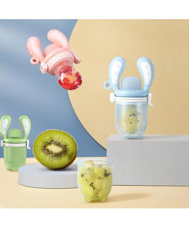 Silicone Baby Food Feeder Teething Pacifier for Fresh Fruit | Green | Baby & Toddler - Buy Online on GoSupps.com