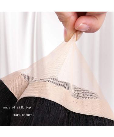 Susanki Women's Thin Crown Silk Clip-in Hairpiece - 15 Black Color | 6.3 x 7 International Shipping Available - Buy Online on GoSupps.com