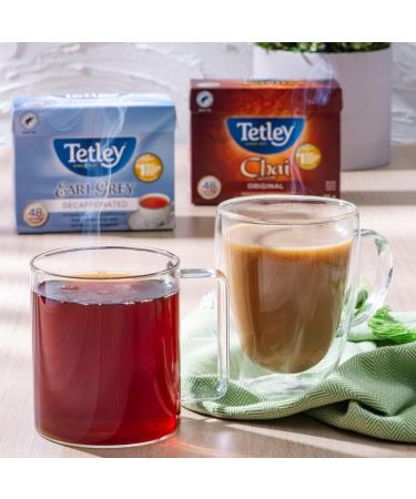 Tetley Earl Grey Decaffeinated Black Tea - 48 Tea Bags 96 Grams - Buy Online on GoSupps.com