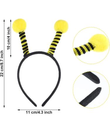 Bumble Bee Headband 6 Pack for Women & Kids - Festive Tentacle Hair Bands for Halloween & Christmas - Buy Online on GoSupps.com