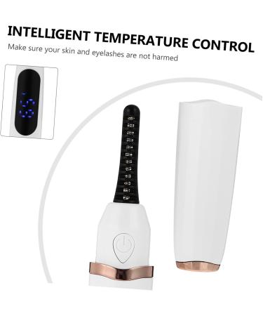 POPETPOP 1 Set Eyelash Curler USB Lash Curling Comb Eyelash Curling Tool Electric Heat Lash Curler Heated Eye Lash Curler Heated Lash Brush Make up Kit White Charging Mode Abs Eyelash Brush 13.3X2.5X2CM - Buy Online on GoSupps.com