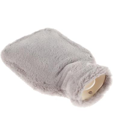 Maie's Hand Warmer - Cozy Plush Heat Bottles for Back Neck Waist & Bed - Winter Warmth in Fluffy Gray Cover - Buy Online on GoSupps.com
