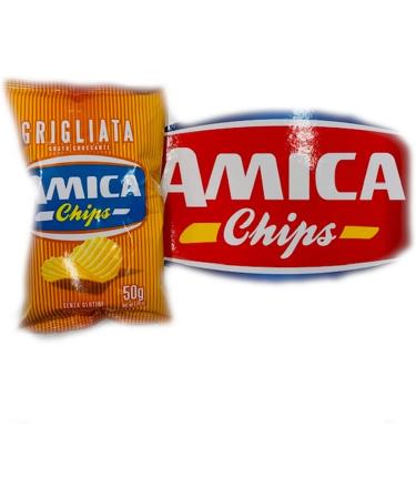  Italian Gourmet E.R. Amica Chips Patatine Grigliata Pack of 24 gluten-free roasted potato chips 50g + 400g box - Buy Online on GoSupps.com