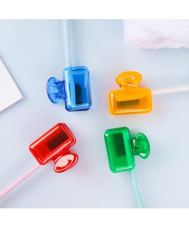 4 Pack Toothbrush Head Covers - Travel Protector Caps for Brush Hygiene on the Go - Buy Online on GoSupps.com