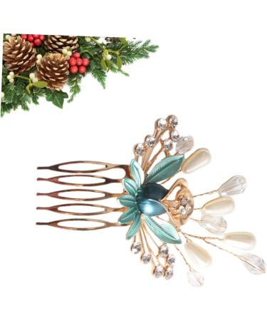 FRCOLOR Set of 2 headpieces for the bride wedding hair accessories wedding hair clips pearl hair pin tiara pearl comb pearl hair comb headpiece - Buy Online on GoSupps.com