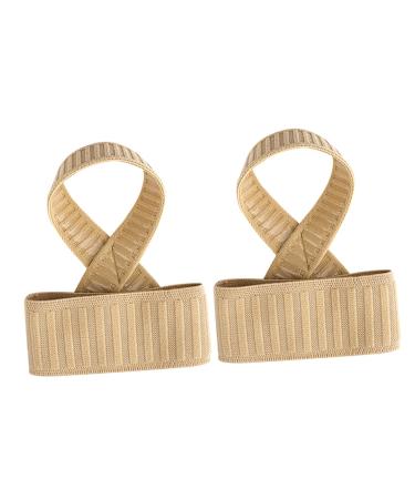 Healeved 1 Pair Elastic Silicone Foot Protectors Breathable Washable Sleeve for Sprained Foot Braces for Foot Wraps Support Braces 8.5x7.9cm As Shown