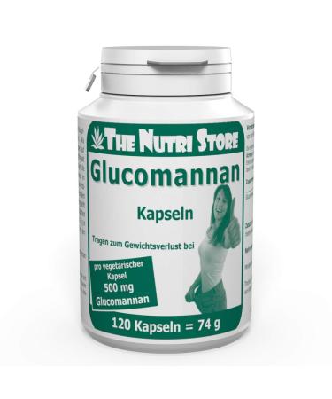 Glucomannan 500 mg per capsule - 120 pcs.