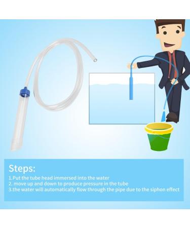 Aquarium Water Changer 59inch Length Fish Tank Manual Cleaning Tool Aquarium Manual Water Changer Gravel Cleaner Siphon Tube Fish Tank Cleaning Tool - Buy Online on GoSupps.com
