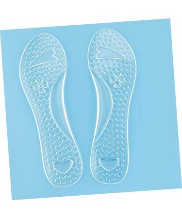NOLITOY Silicone Cropped Insoles - 3 Pairs Foot Care Gel Arch Support Cushions for Ladies - Non-Slip Foot Therapy Insoles - Buy Online on GoSupps.com