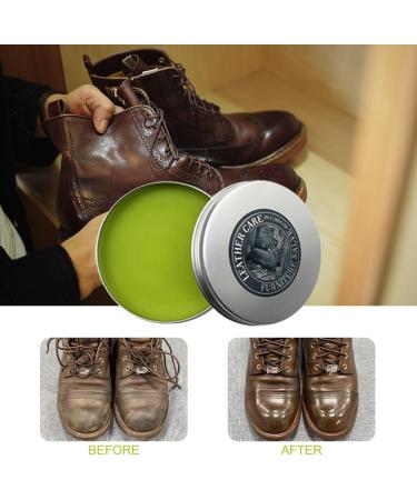 Leather Salve for Furniture Leather Cleaner Leather Furniture Care Leather Salve with Brush for Wood Leather Surfaces nourishes Sofas Car Seats Shoes - Buy Online on GoSupps.com