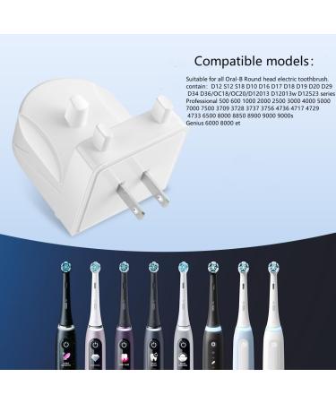 Wall Charger for Oral-B & Braun Electric Toothbrush - Compatible with Most Models (Excludes IO & Pulsonic) | Wireless & Convenient - Buy Online on GoSupps.com