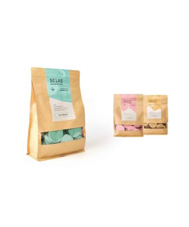 Depilatory wax 1kg selas.You can choose from nature rose hips or aloe vera.Made from natural and sustainable products.(Aloe vera)