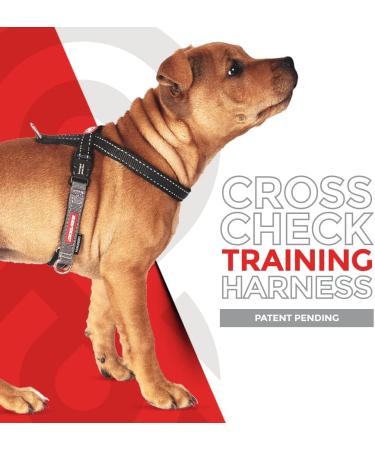Ezydog Anti Pull Dog Harness - Crosscheck Adjustable Reflective Dog Training Accessory for Small Medium & Large Dogs (Size S Red) - Buy Online on GoSupps.com