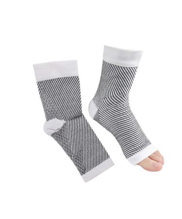 Milisten Ankle Support Sleeve | Yoga & Running Brace | Foot Care & Fitness | L/XL White Ankle Protector - Buy Online on GoSupps.com