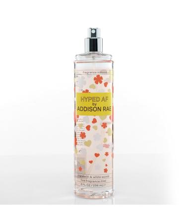 Addison Rae Hyped Body & Hair Mist for Women - Woody Citrus Feminine Scent - Body Spray Opens with Mandarin and Blood Orange - Long-Lasting Everyday Wear Fragrance for Her - Vegan Cruelty Free - 8oz Hyped AF - Woody Citrus - Buy Online on GoSupps.com