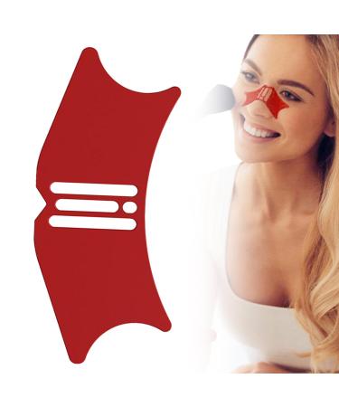 Nose Stencils for Makeup Multipurpose Silicone Eyeliner Stencil Nose Stencil | Lightweight Soft and Smooth Template for Various Face Shapes Makeup Tool Puchen Red