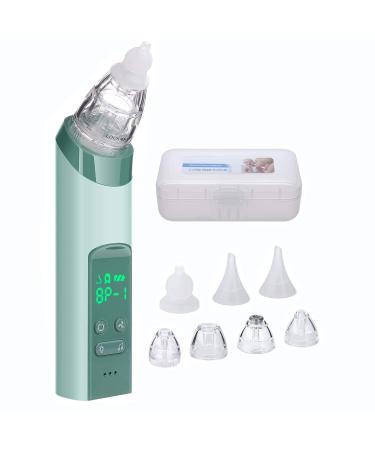 2 in 1 Baby Nasal Aspirator,Blackhead Remover - COCOBELA USB Electric Nose Sucker for Baby Infants with 3 Silicon Tip and 4 Replacement Blackhead Remover Probes