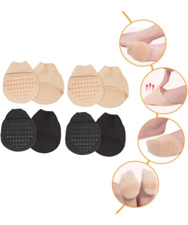 FRCOLOR 4 Pairs Forefoot Socks Low Cut Socks Foot Pads for Women of Foot Cushion Socks High Heeled Shoes Pads Sweat-Absorbent Forefoot Pads High-Heeled Shoes Pads Cotton Floor Mat Summer - Buy Online on GoSupps.com