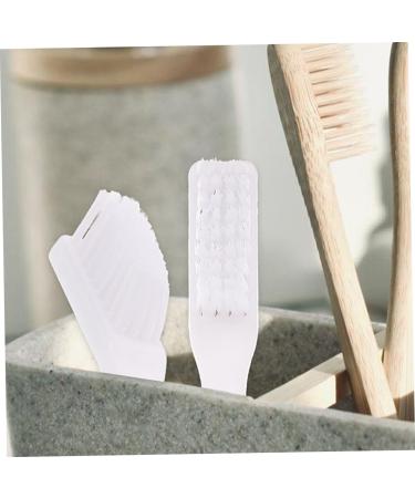 Hapinary 20 Pack Travel Toothbrushes - Portable Children's Teeth Cleaning Brushes - Compact & Gentle White Plastic Toothbrushes for Daily Use - Buy Online on GoSupps.com