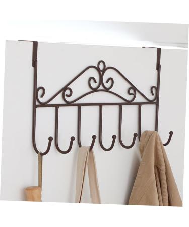 Alipis Metal Clothes Hanger Metal Clothing Rack Over The Door Hanger Towel Hanger Coat Hanger Hat Organizer medium As Shown - Buy Online on GoSupps.com