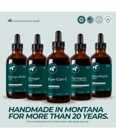 Mountain Meadow Herbs Eye-Can-C 4oz. | Liquid Vision Health and Support with Ginkgo Biloba, Night Vision, Dry-Eye Relief, Glare Reduction & Healthy Circulation Support - Buy Online on GoSupps.com