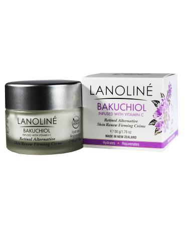 Lanoline Bakuchiol Infused with Vitamin C Skin Renew Firming Cream Retinol Alternative 1.76oz - Buy Online on GoSupps.com