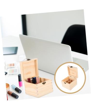 Minkissy 8-Piece Storage Box for Essential Oils & Jewelry | Wood Organizers & Gift Boxes - Ideal for Bottles & Small Containers - Buy Online on GoSupps.com