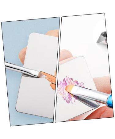6 Sets Ring Palette Nail Polish Holder - Stainless Steel Makeup Kit for Manicure | 2pcs 7.6x5.1cm - Buy Online on GoSupps.com
