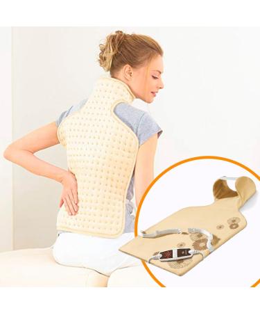 Beurer HK 58 Cosy Back/Neck Heating Pad - Fleece Fibre 6 Temp Settings Quick Heating - Beige | International Shipping Available - Buy Online on GoSupps.com