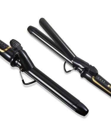 Lanvier 1 Inch Curling Iron - Extra Long Professional Hair Curler with Ceramic Tourmaline Barrel, Dual Voltage, Up to 450آ°F - Perfect for Waves & Curls - Black - Buy Online on GoSupps.com