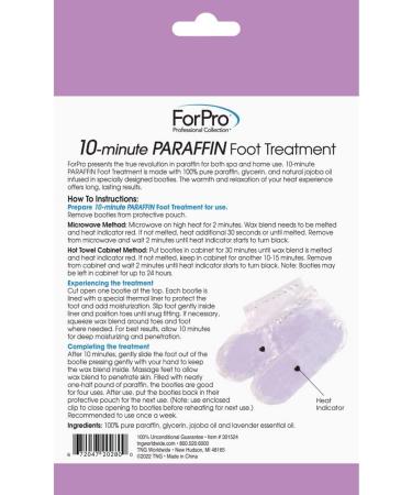 ForPro Lavender Paraffin Foot Treatment Booties - 10-Minute Spa & Home Treatment (One Pair) - Buy Online on GoSupps.com