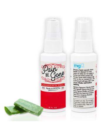 Pain Be Gone Magnesium Oil Spray - Soothe Aches and Muscle Cramps - 2 oz