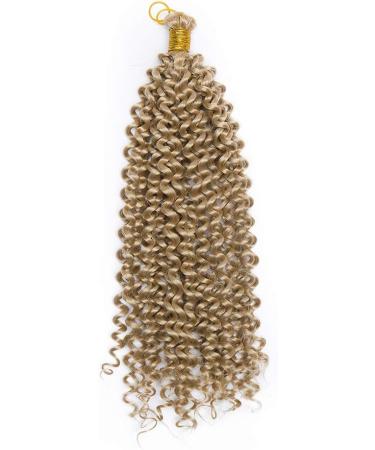 14 Inch Crochet Braids Water Wave Hairpieces Synthetic Wavy 100g Ombre Braiding Hair Weave Crochet Hair Extensions For Women - Ash Blonde - Buy Online on GoSupps.com