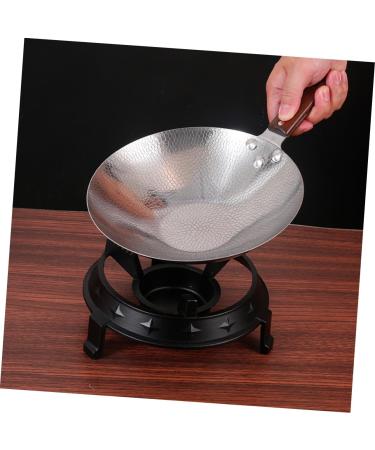 TOPBATHY Nonstick Frying Pan Pans Non Stick Cooking Utensils Non Stick Fry Pan Flat Skillet Wok Griddle Pan Work on Egg Frying Pan Non-Stick Frying Pan Stainless Steel Wooden Omelet Pan - Buy Online on GoSupps.com