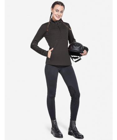 BALEAF Women's Riding Pants Equestrian Breeches Knee-Patch Tights | UPF50+ | Black - Small - Buy Online on GoSupps.com