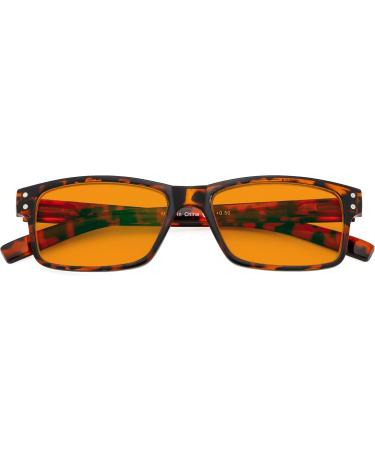 Eyekepper 5-Piece Classic Spring Hinge Reading Glasses Set - Blue Light Blocking Sun Reading Glasses - 1.25 Diopters - Buy Online on GoSupps.com