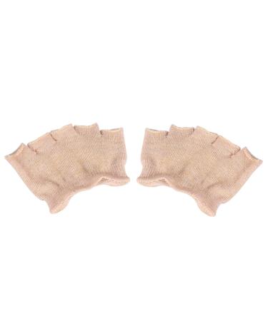 Beavorty 4 pair of cotton socks fore-toe socks Five toe socks sock shoes women pumps no-show socks peep-toe-socks high heels half socks flat socks liner man high heel