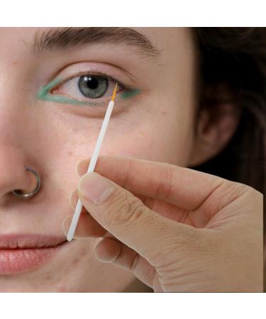 100pcs Disposable Eyeliner Brush - Safe Applicator Eye Makeup Tool | Premium Nylon Cosmetic Brush for Flawless Eye Looks - Buy Online on GoSupps.com